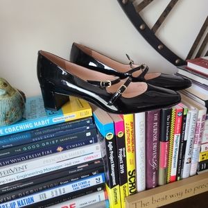 J. Crew Double-strap Patent Leather Mary Jane's